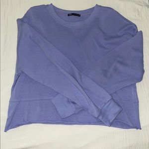 ZARA cropped sweatshirt